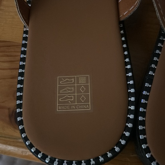 Women's Sunflower Print Slide Sandals, Casual Open Toe Flat Summer Shoes - Picture 4 of 7